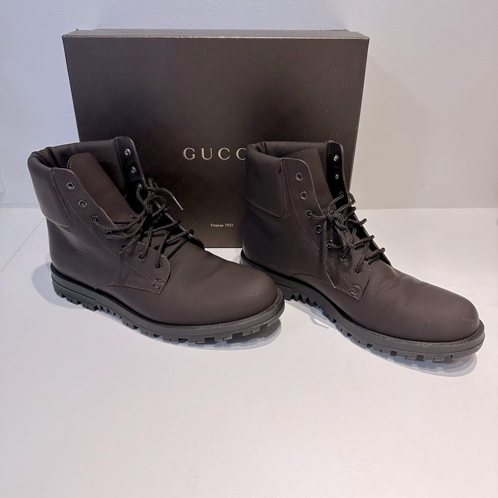 Gucci Brown Boots in Brown